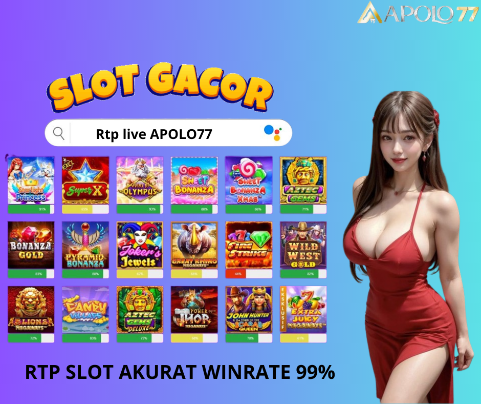 APOLO77 LINK ALTERNATIF RTP LIVE : RTP BOCORAN POLA SLOT GACOR 24 JAM PASTI MAXWIN